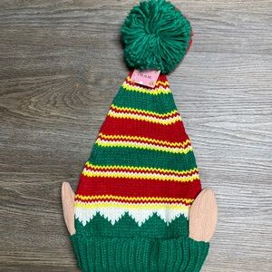 LMLALML Elf with Ears Pom pom Beanie one size